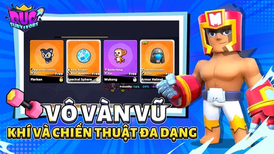 Sự Đa Dạng Trong Vũ Khí Và Tổ Hợp