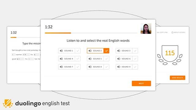 Bài thi này hoàn toàn được quản lý trực tuyến bằng máy tính