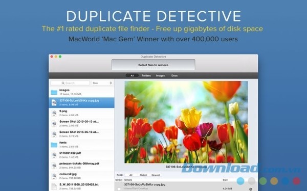 Duplicate Detective cho Mac - Giải pháp xóa dữ liệu trùng lặp tốt nhất hiện nay