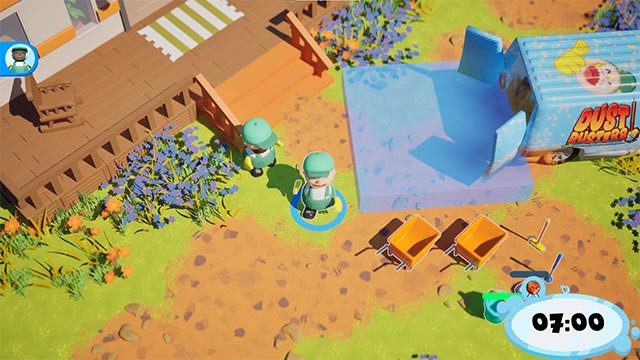 Dust Busters là game hợp tác dọn dẹp cùng đồng đội cực vui và thách thức