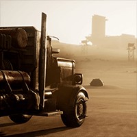 Dust & Diesel: Deadland Delivery - Game lái xe tải hậu tận thế