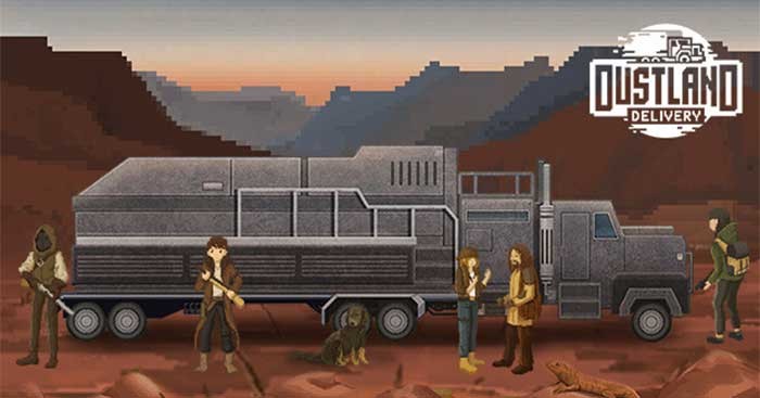 Dustland Delivery là game kinh doanh kết hợp sinh tồn hậu tận thế