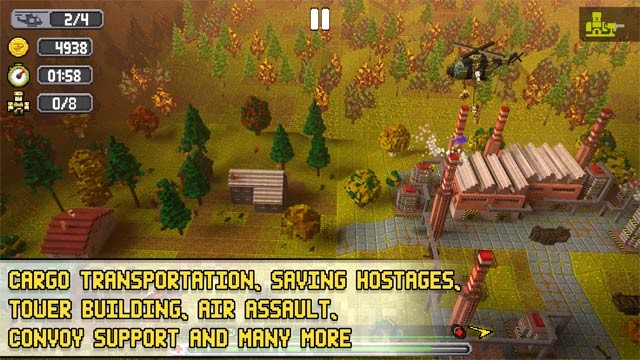 Nhiều nhiệm vụ giải cứu khác nhau