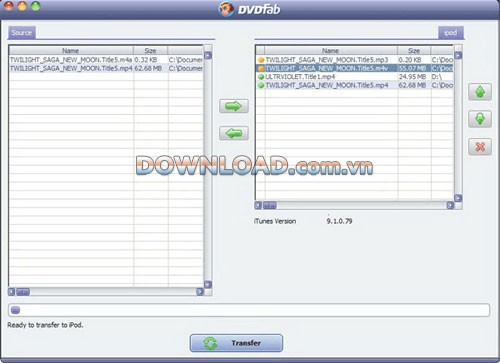 DVDFab File Transfer for Mac