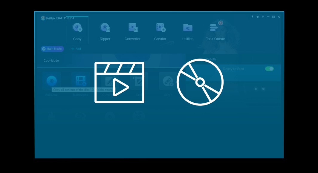 DVDFab HD Decrypter hỗ trợ hai chế độ sao chép