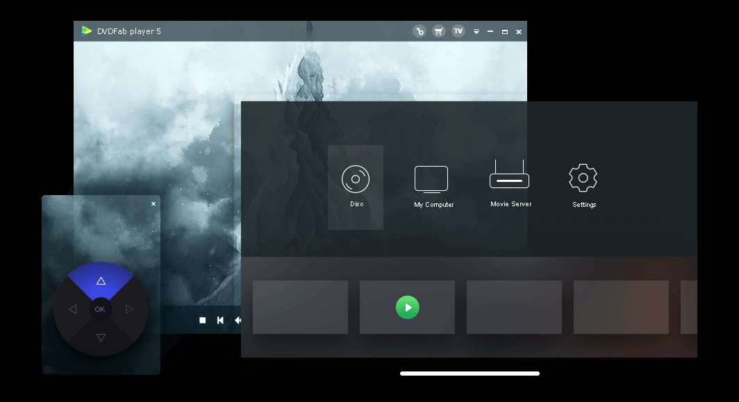 DVDFab Player có UI mới đẹp hơn