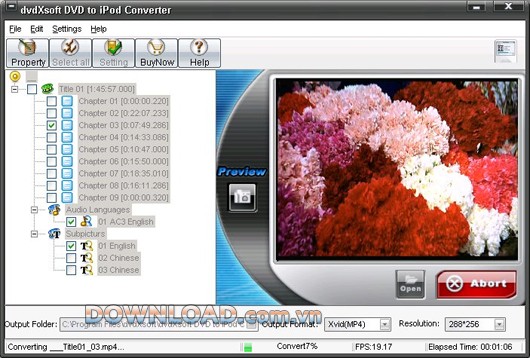 dvdXsoft DVD to iPod Converter