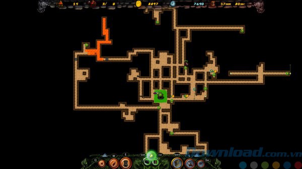 Đào hầm trong chế độ Dark