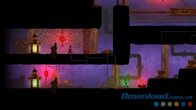 Giao diện chính của game phiêu lưu trí tuệ Dyadic cho máy tính và Mac