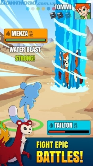 Đưa sinh vật của bạn lên đấu trường để bắt đâu trận chiến mạnh mẽ