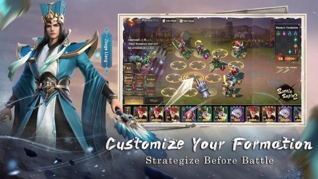 Tùy chỉnh đội hình của bạn để đánh bại kẻ thù