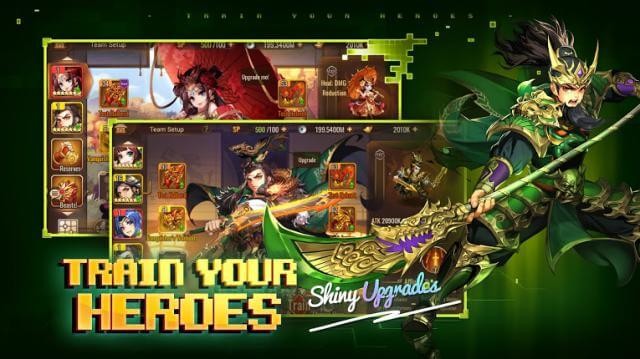 Thu thập và rèn luyện các anh hùng Tam Quốc trong đội quân của bạn