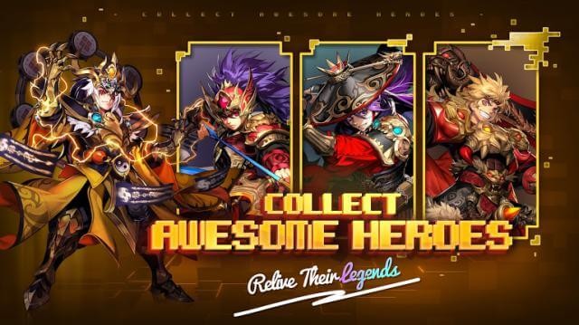 Thu thập các anh hùng huyền thoại trong Dynasty Scrolls