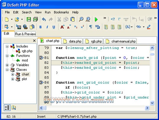 DzSoft PHP Editor