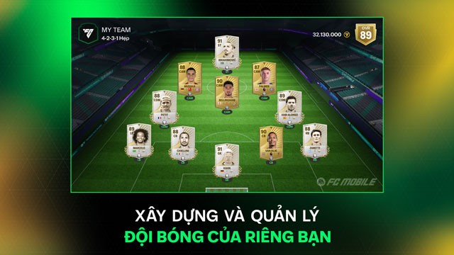 Xây dựng và quản lý, đội bóng của riêng bạn