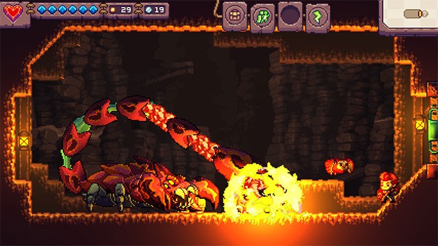 Cuộc chiến đối đầu với boss khổng lồ