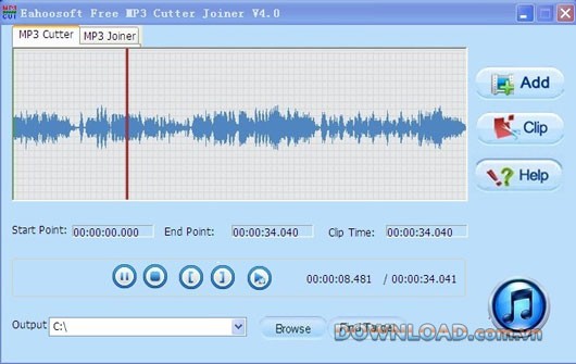 Eahoosoft MP3 Cutter Joiner