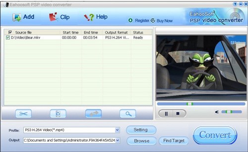 Eahoosoft PSP Video Converter