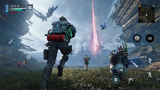 Cùng đồng đội và thú cưng chiến đấu chống lại người ngoài không gian