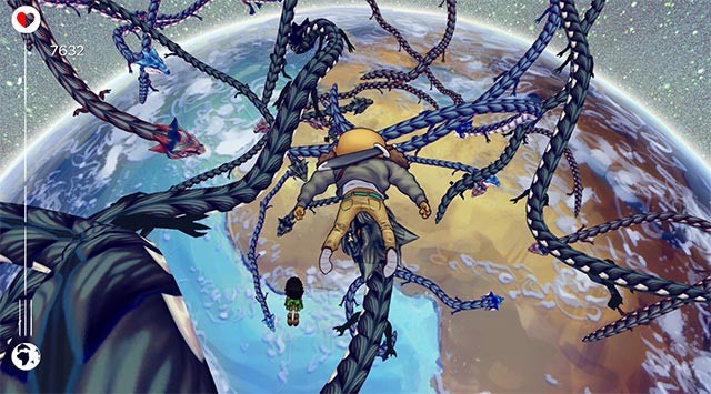 Điều khiển nhân vật nhảy dù hoặc chạy trên lưng rồng