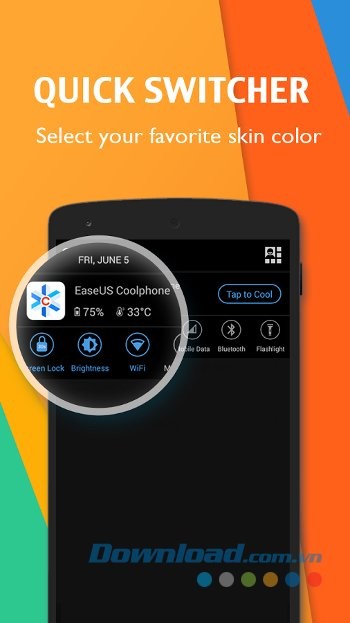 Làm mát điện thoại chỉ trong vài giây với EaseUS Coolphone