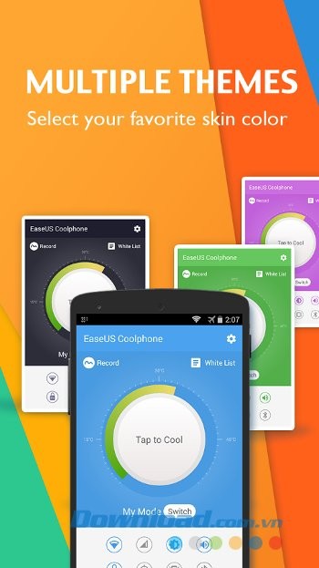 EaseUS Coolphone đa dạng các chủ đề giao diện