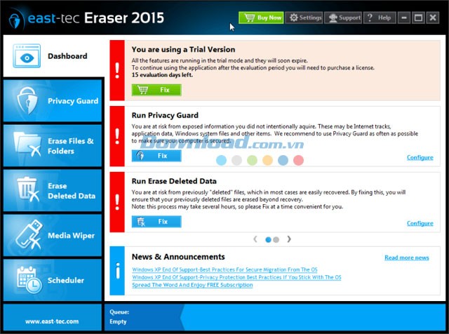 east-tec Eraser 2015