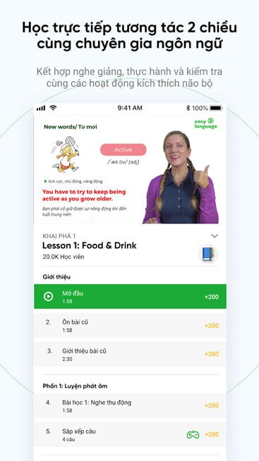 Học trực tiếp tương tác 2 chiều