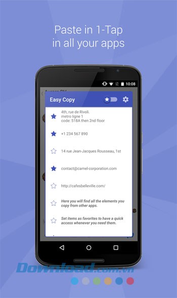 Sao chép và dán văn bản dễ dàng với Easy Copy