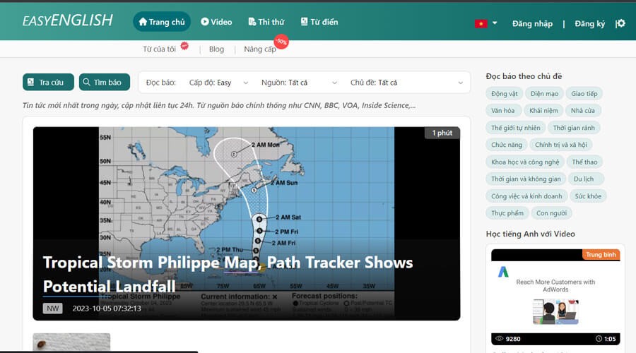 Easy English New - Học Tiếng Anh qua tin tức, video song ngữ