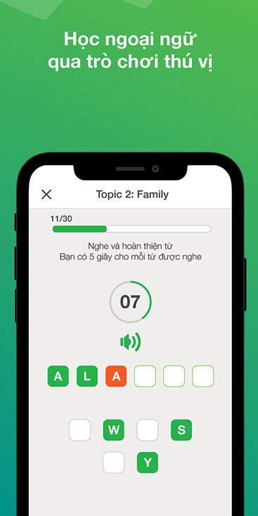 Học Tiếng Anh qua trò chơi