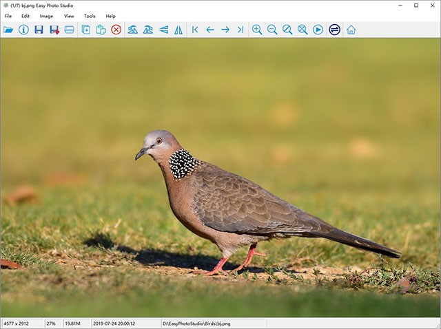 Giao diện phần mềm chỉnh sửa ảnh Easy Photo Studio Free