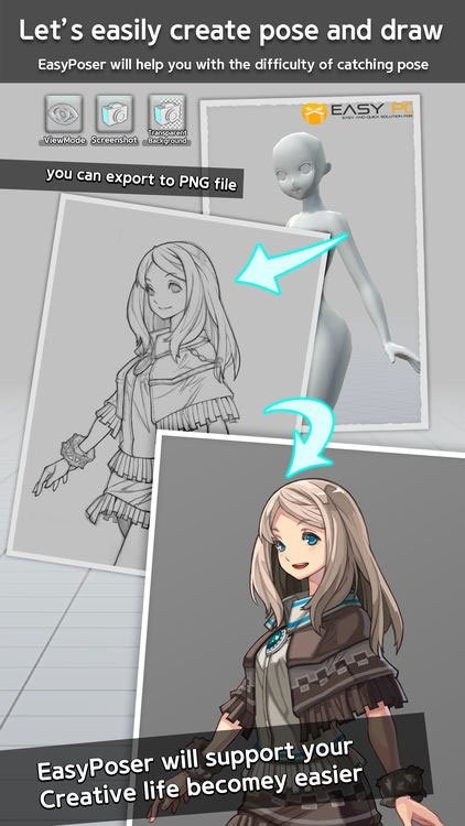 Dễ dàng tạo dáng cho nhân vật và hình vẽ minh họa