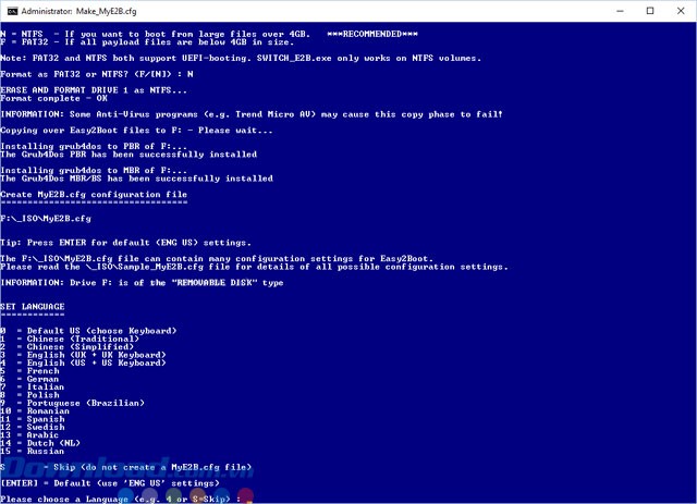 Giao diện Command Line Interface