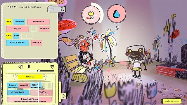 Ghi lại mọi âm thanh để thu băng hoặc sáng tác bài hát trong EbiTape