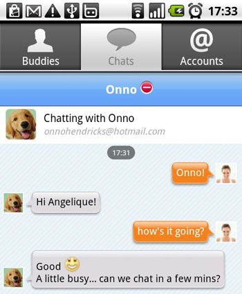 eBuddy Messenger For Android