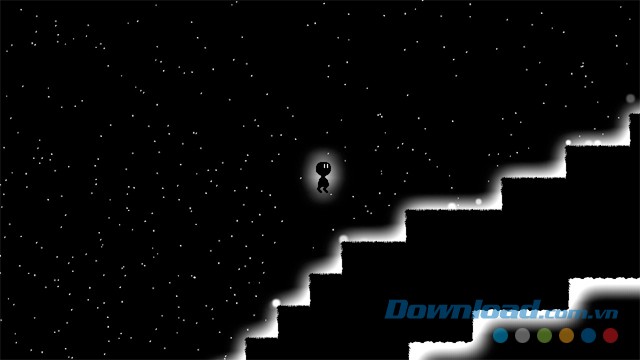 Bước lên từng bậc thang trong game phiêu lưu Eclipsed cho máy tính