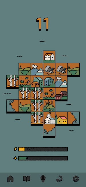 Hoàn thành từng màn chơi với mức độ khó tăng dần