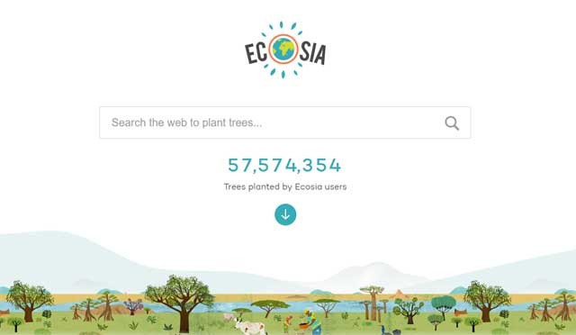 Hiện tại đã có hơn 57,5 triệu cây được trồng bởi người dùng Ecosia