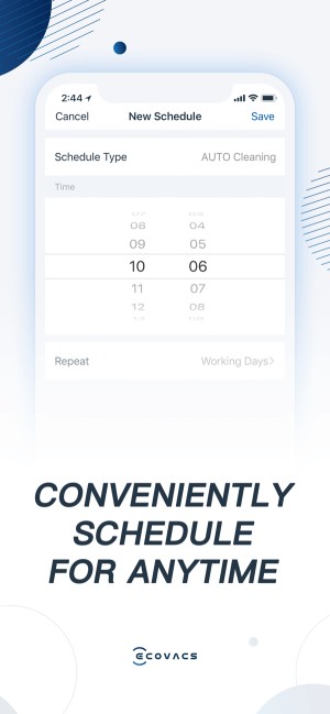 Lên lịch dọn dẹp tiện lợi mọi lúc