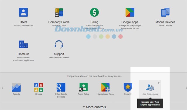 Đăng nhập vào Google Apps
