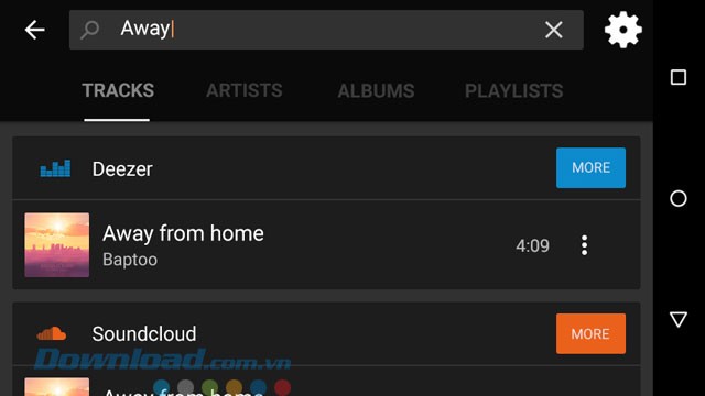 Tìm kiếm nhạc dễ dàng