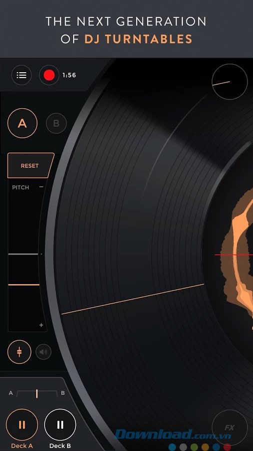 Ứng dụng DJ Edjing Scratch cho Android