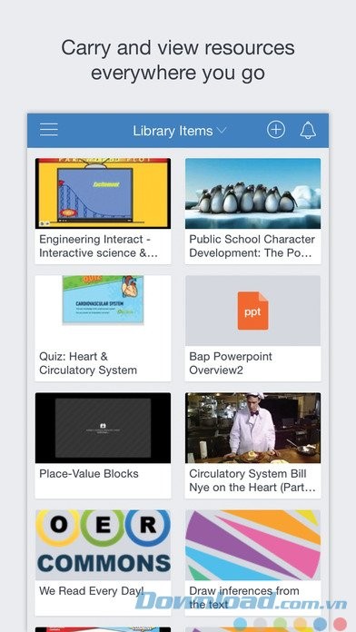 Quản lý tài liệu học tập trên Edmodo