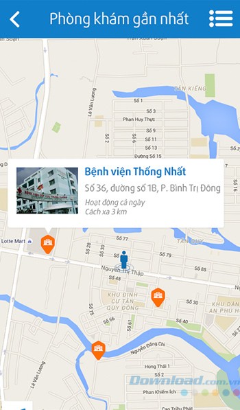 Tìm phòng khám, bệnh viện dễ dàng