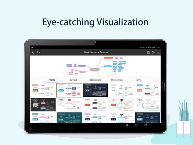 Giao diện hấp dẫn của Edraw Mind Master trên Android