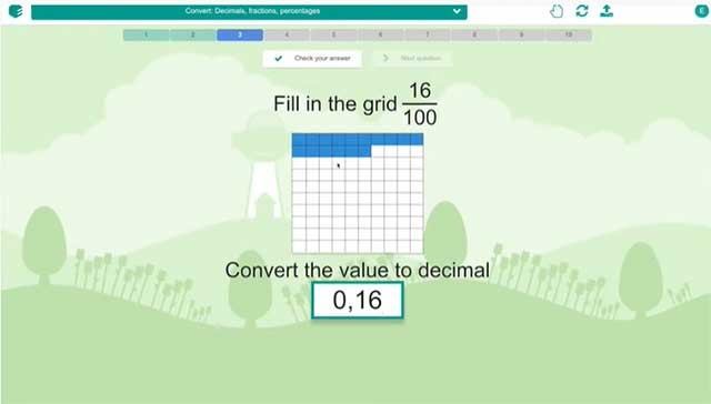 Các chương trình học tập hàng tuần được lập sẵn