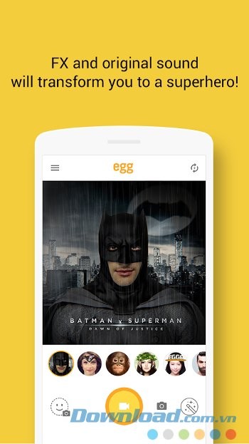 Chế video với Egg