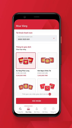 Mua vàng trên eGold