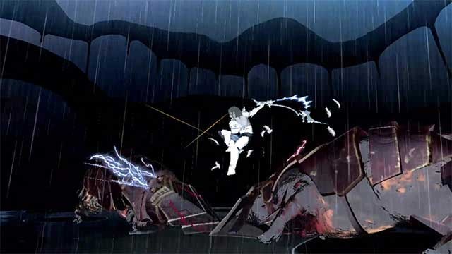 Game có bốn nút: nhảy, tấn công, phòng vệ và ăn cắp vũ khí